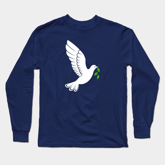 Dove Love Long Sleeve T-Shirt by machmigo